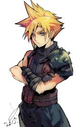 cloud strife from final fantasy by medu (rubish)