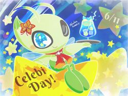 celebi from pokemon by runachikku