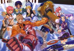 phantasy star fan art