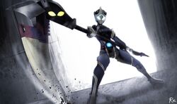 kamen rider jeanne from kamen rider by reiei 8