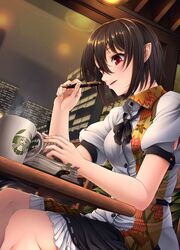 shameimaru aya from starbucks by nuppa