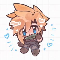 cloud strife from crisis core: final fantasy vii