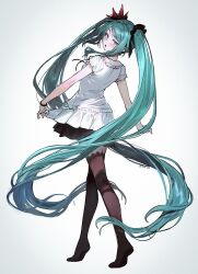 hatsune miku from vocaloid by nagu