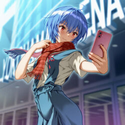 ayanami rei from neon genesis evangelion by yahha