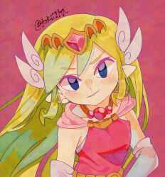 princess zelda from the legend of zelda by tokuura