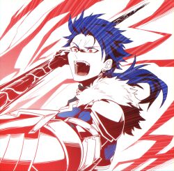 cu chulainn (fate) from fate/grand order by 0nodera