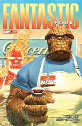 ben grimm from fantastic four by alex ross