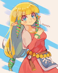 princess zelda from the legend of zelda by tokuura