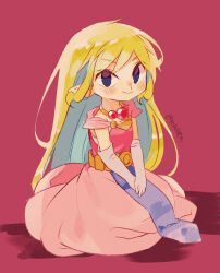 princess zelda from the legend of zelda by tokuura
