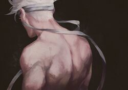 gojou satoru from jujutsu kaisen