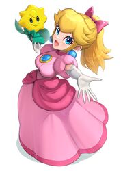 princess peach from super mario bros. by gonzarez