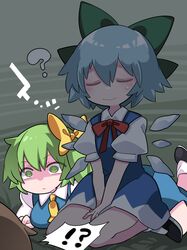 cirno from touhou by hammer (sunset beach)