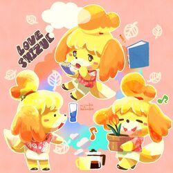 isabelle (animal crossing) from animal crossing