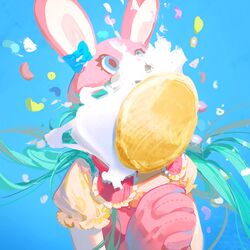 hatsune miku from vocaloid