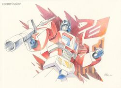 optimus prime from transformers by marble-v