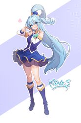 aqua (konosuba) from kono subarashii sekai ni shukufuku wo!