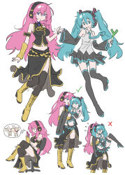 hatsune miku from vocaloid