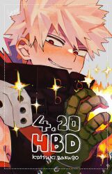 bakugou katsuki from boku no hero academia