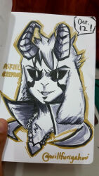 asriel dreemurr from inktober by willfursyahmi