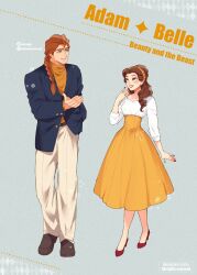 belle (disney) from beauty and the beast (disney) by mizala