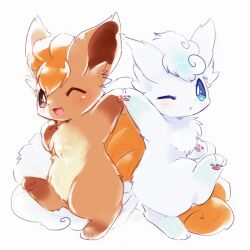 alolan vulpix from pokemon