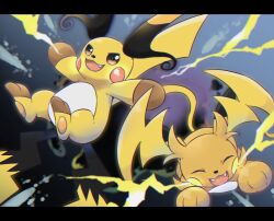 mega raichu x from pokemon by matata