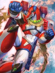 magma dragoon (mega man) from mega man (series) by kiwakiwa