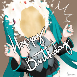 hatsune miku from vocaloid