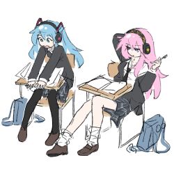 hatsune miku from vocaloid
