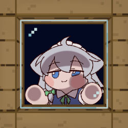 izayoi sakuya from minecraft by y75zei