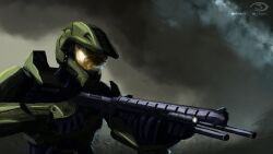 master chief from halo 3 by rythayze
