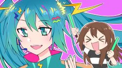 hatsune miku from indie virtual youtuber