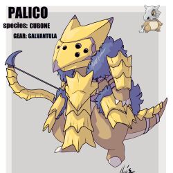 cubone from monster hunter (series) by lluisabadias