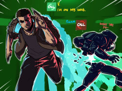 adam smasher from cyberpunk (series) by tina fate