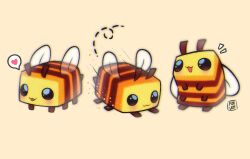 bee (minecraft) from minecraft by foxlett