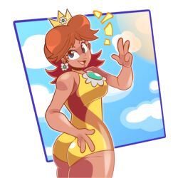 princess daisy from super mario bros.
