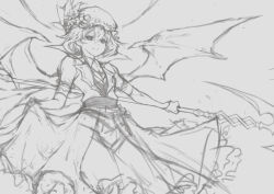 remilia scarlet from koumajou densetsu by jun wei