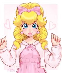 princess peach from super mario bros.