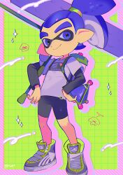 inkling from splatoon (series) by yasaikakiage