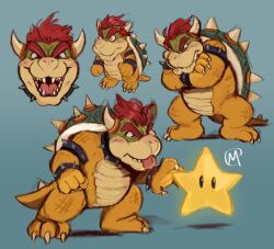 bowser from super mario bros.