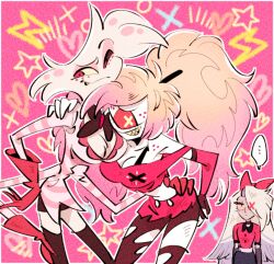 angel dust from hazbin hotel by yasutak1192