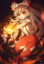 fujiwara no mokou from touhou by kaoling