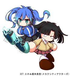 ene (kagerou project) from jikkyou powerful pro yakyuu by shiroi tansu