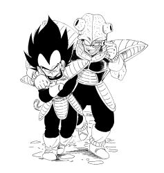 vegeta from dragon ball by fenyon