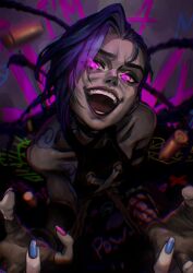 jinx (league of legends) from arcane: league of legends by bossan 3310