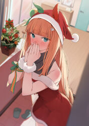 silence suzuka (umamusume) from christmas by emyo