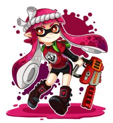 inkling from splatoon (series) by sandragh