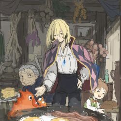 calcifer from howl no ugoku shiro by soraoyogusakana