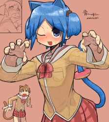 aioi yuuko from nichijou by bone nigi