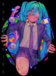 hatsune miku from monitoring (vocaloid) by goomyloid